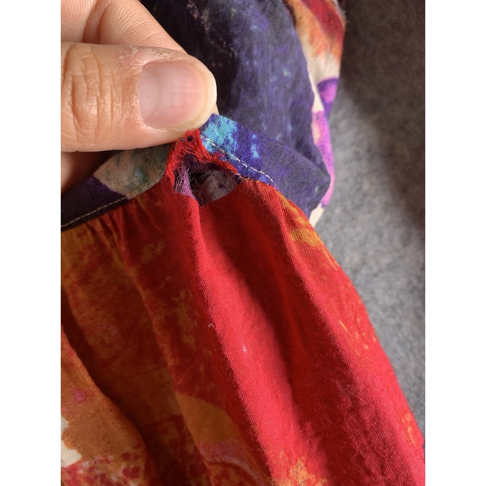 John Mark Mixed Pattern Multicolor Pockets Long S… - image 7